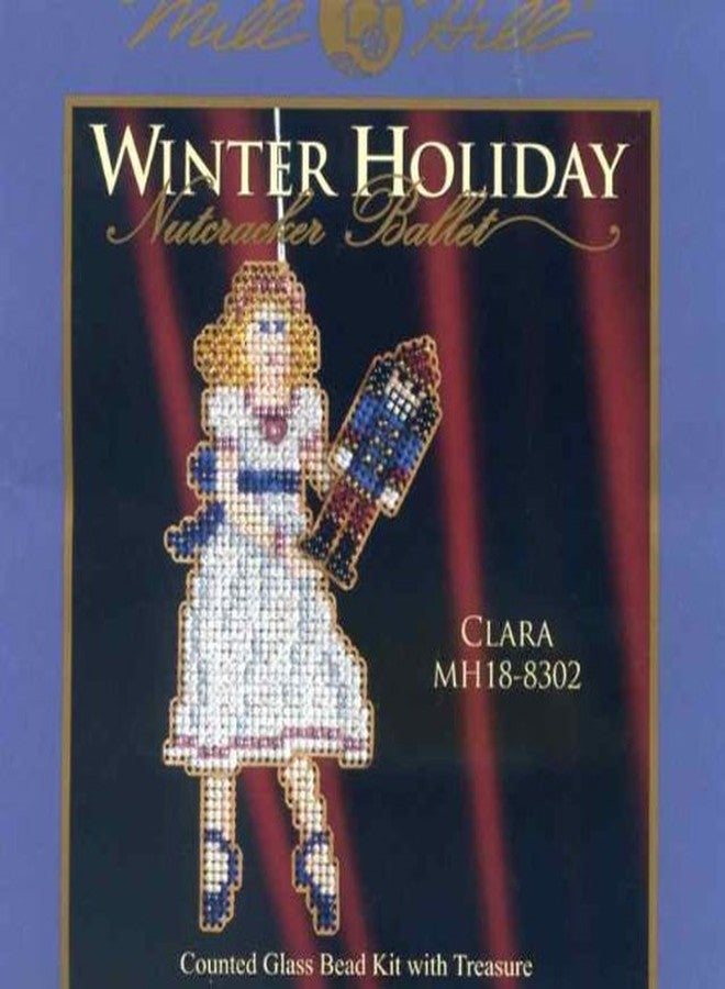 Mill Hill Clara Beaded Counted Cross Stitch Christmas Ornament Kit Mill Hill 2008 Winter Holiday Nutcracker MH18-8302 - Image 2