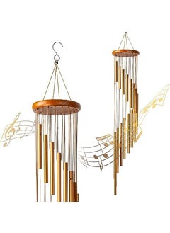 ASTARIN ASTARIN Wind Chimes for Balcony Large Memorial Wind Chimes Outdoor with 18 Aluminum Alloy Tubes and Hook 1 Pack  - Image 1