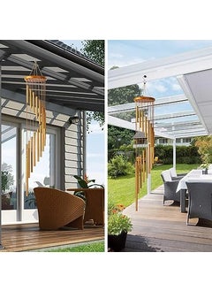 ASTARIN ASTARIN Wind Chimes for Balcony Large Memorial Wind Chimes Outdoor with 18 Aluminum Alloy Tubes and Hook 1 Pack  - Image 2