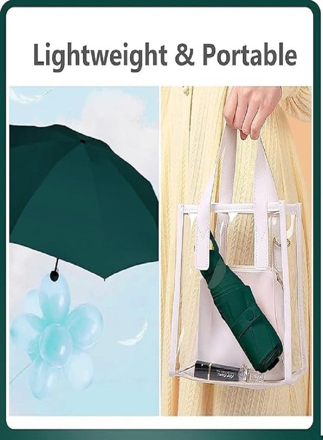 ABSTER Mini Folding Umbrella with UV Protection and Waterproof Coating, 6 Ribs Compact Portable Parasol with Storage Case, Portable, Lightweight & Durable for Rain & Sun Protection - Image 5