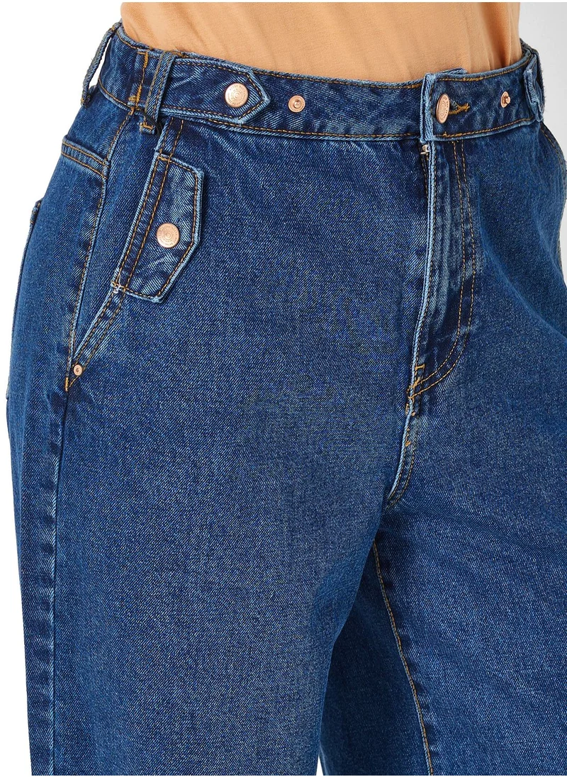 NOISY MAY Nmashley Nw Wide Leg Jeans Vi140Db Bg