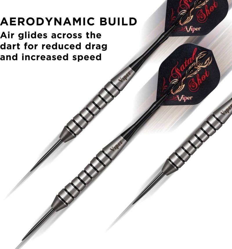 Viper Underground Steel Tip Dart Set, Fatal Shot, 24 Grams - Image 4