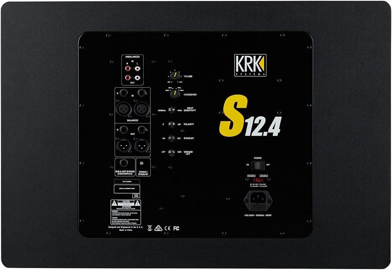 KRK S12.4 مضخم صوت استوديو 12 بوصة مزود بالطاقة - Image 3