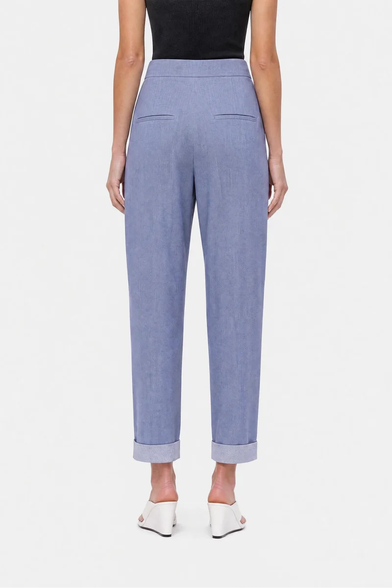 Nocturne  Tie Detail Pleated Trousers for Women | Best Price UAE