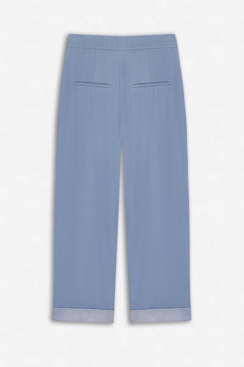 Nocturne  Tie Detail Pleated Trousers for Women | Best Price UAE