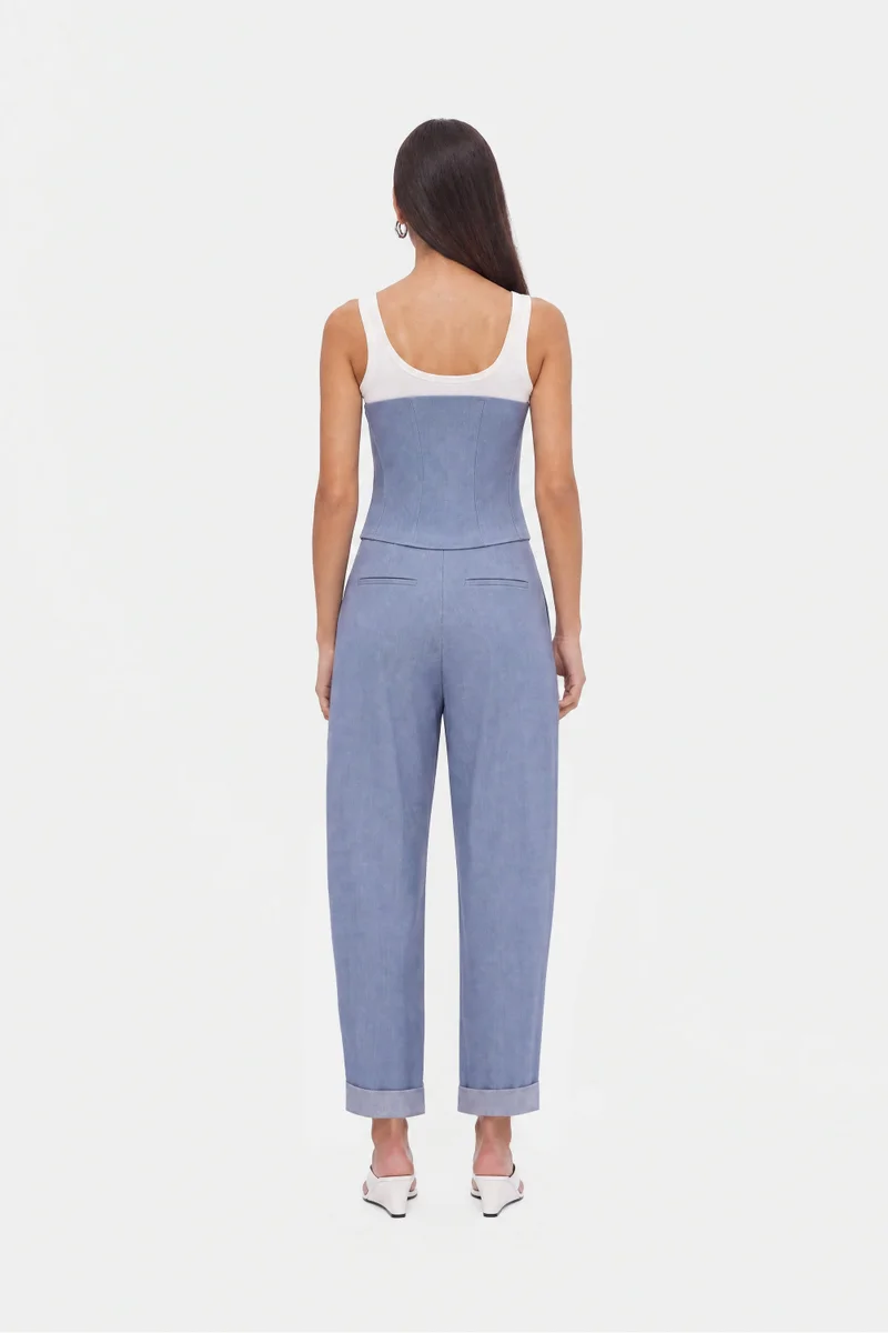 Nocturne Tie Detail Pleated Trousers