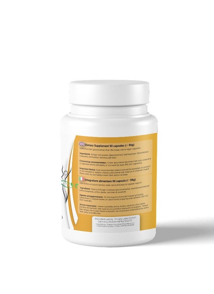 VITASIGN - Glucomannan 500mg, 90 Capsules - Image 1