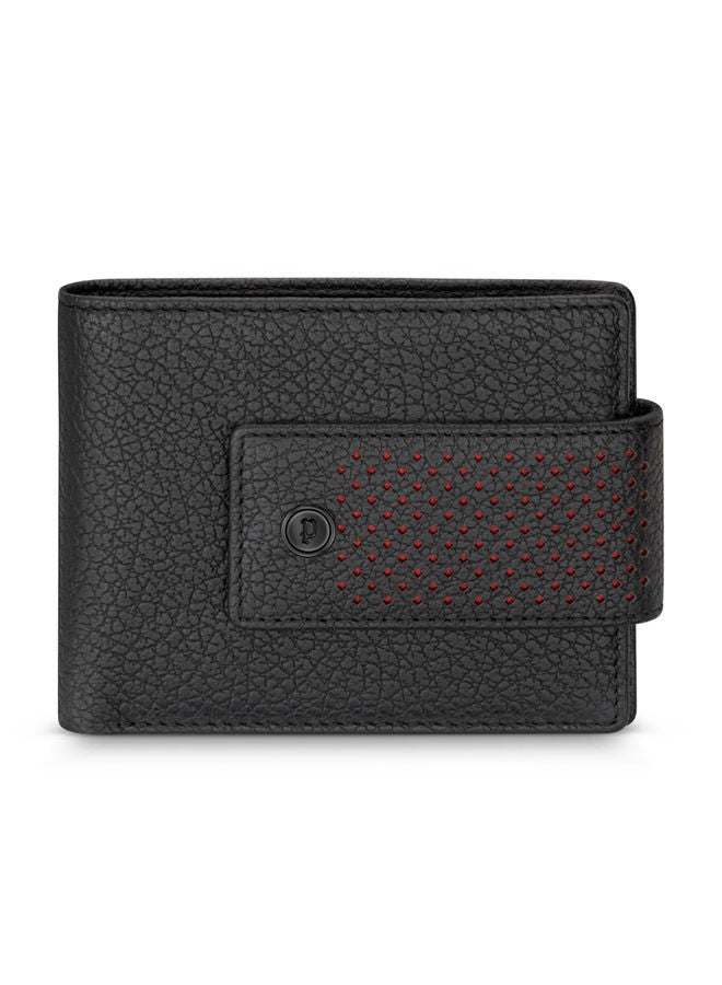 POLICE Perf Wallet For Men Black And Red PELGW2203301 - Image 1