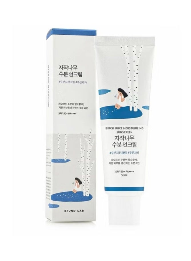 Round Lab Birch Sap Moisturizing Sunscreen 50ml - Image 2