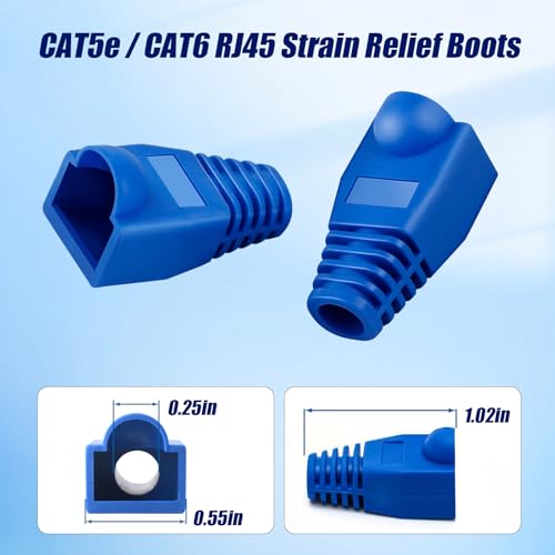YIOVVOM RJ45 Strain Relief Boots (Blue) - Image 2
