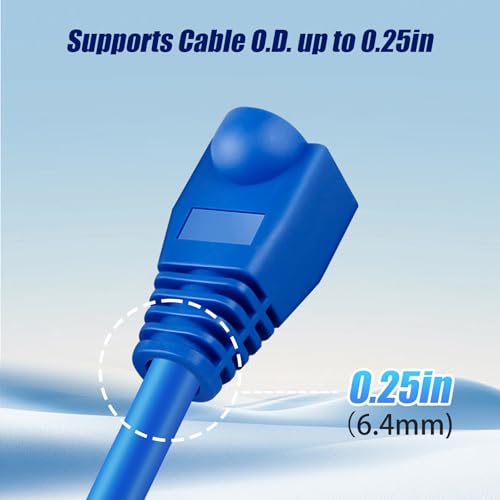 YIOVVOM RJ45 Strain Relief Boots (Blue) - Image 3