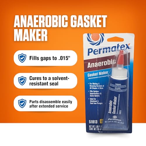 Permatex 51813-6PK Anaerobic Gasket Maker, 50 ml Tube (Pack of 6) - Image 3