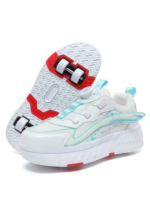 Sneaker Skate Shoes with Wheels Roller Skates Shoes