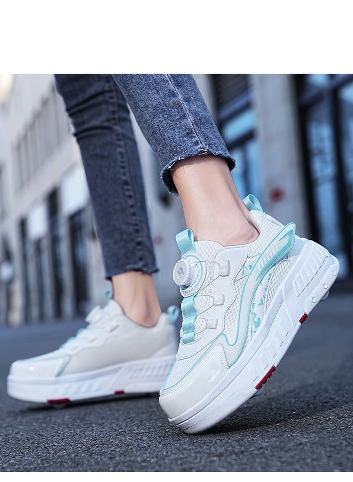 Joshberg Sneaker Skate Shoes with Wheels Roller Skates Shoes - Image 5