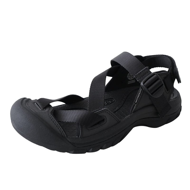 KEEN Womens Zerraport 2 Closed Toe Lightweight Sport Slipper BlackBlack 105