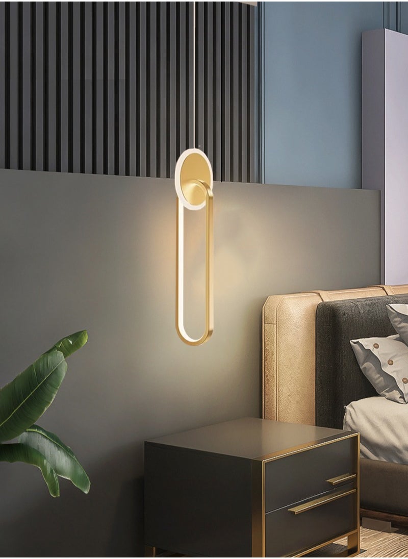 Sharpdo Modern Three-color Dimmable LED Chandelier Nordic Luxury Iron Art Pendant Lights For Bedroom Living Room Decor Hanging Lights  - Image 1