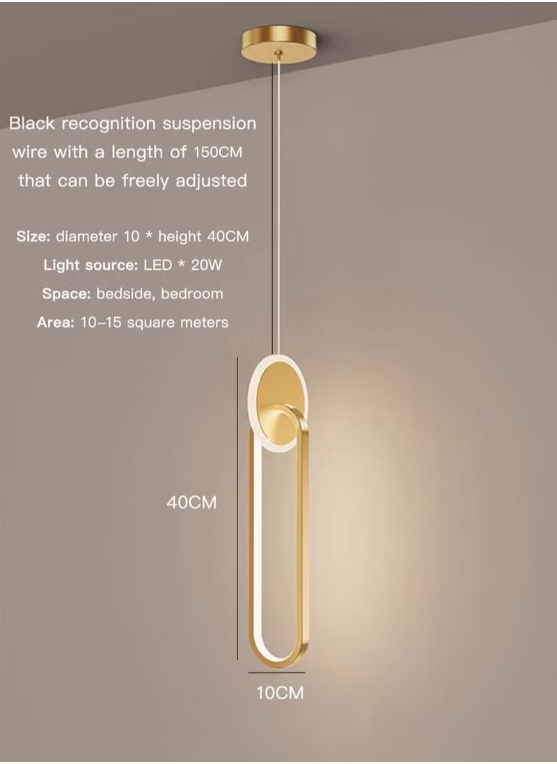 Sharpdo Modern Three-color Dimmable LED Chandelier Nordic Luxury Iron Art Pendant Lights For Bedroom Living Room Decor Hanging Lights  - Image 4
