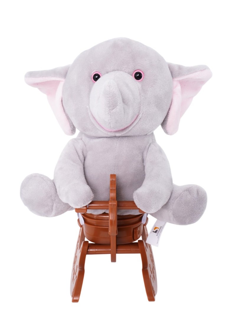 PUGS AT PLAY Pugs At Play Rocking Manny 10-Inches, Battery Operated | Interactive Plush Toy  - Image 2