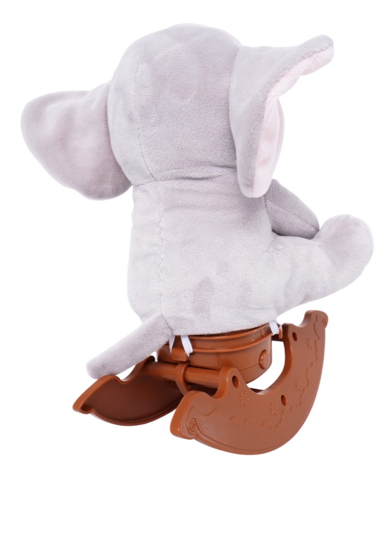 PUGS AT PLAY Pugs At Play Rocking Manny 10-Inches, Battery Operated | Interactive Plush Toy  - Image 4