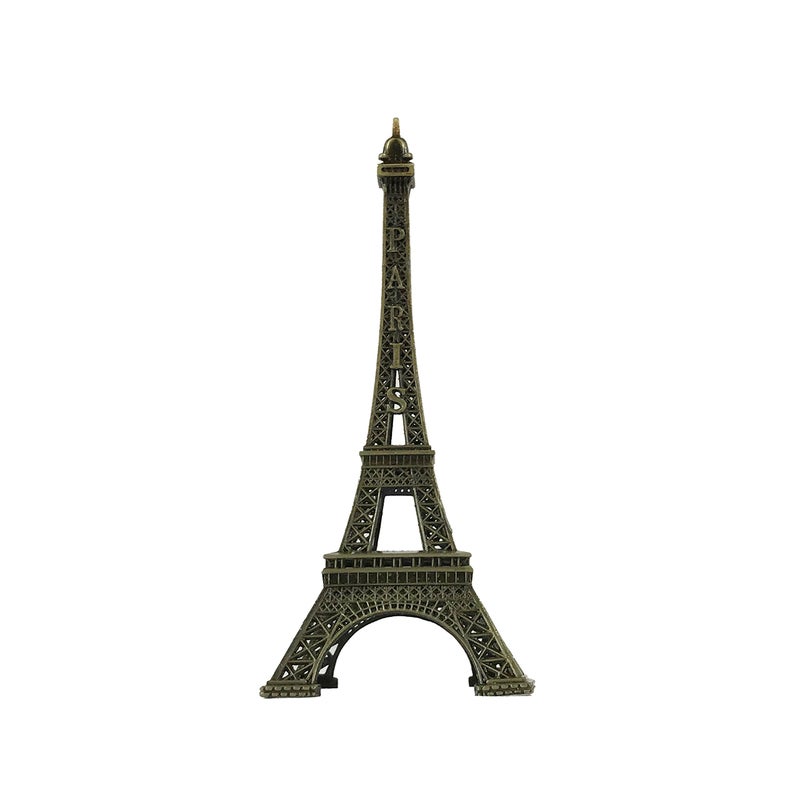 allgala allgala 7"" Eiffel Tower Statue Decor Alloy Metal  Bronze  - Image 1