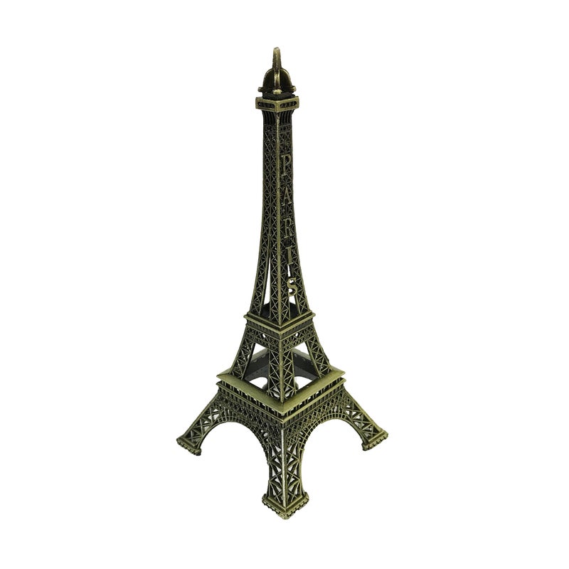 allgala allgala 7"" Eiffel Tower Statue Decor Alloy Metal  Bronze  - Image 2
