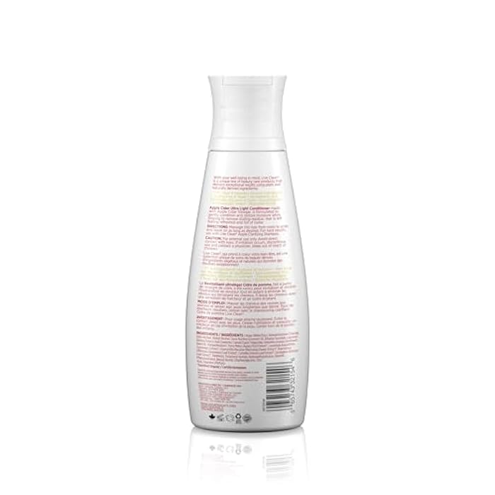 Live Clean Conditioner, Ultra Light Apple Cider, 12 Oz - Image 2