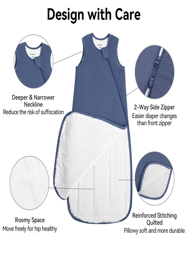 Okayinn Modal Baby Sleep Sack 1.0 Tog (Navy, XXL(24-36M)) - Image 5