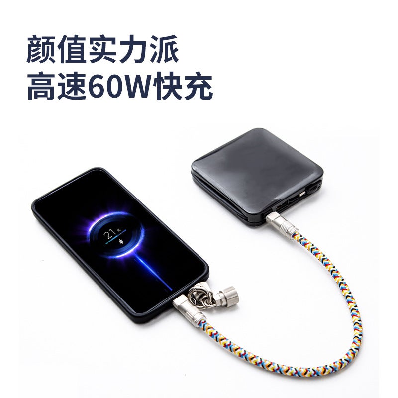 New Mobile Phone Lanyard Charging Line Pd60W Two-In-One Multi-Function For Apple 15 Fast Charging Data Line 20V3A - Image 4