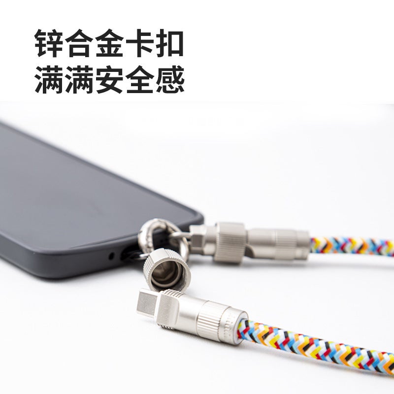 New Mobile Phone Lanyard Charging Line Pd60W Two-In-One Multi-Function For Apple 15 Fast Charging Data Line 20V3A - Image 5