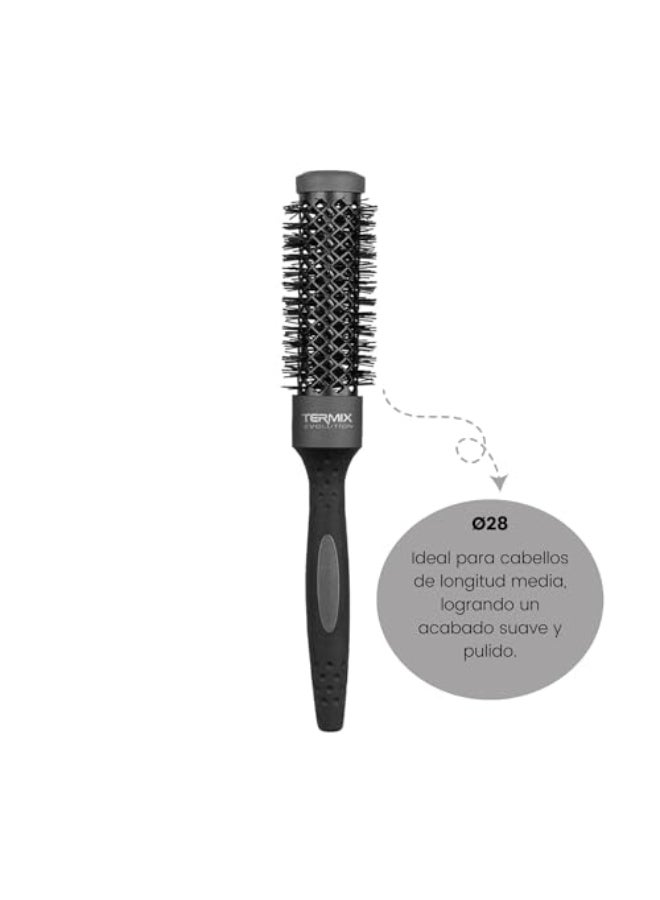 Termix Evolution Plus 28 mm Hairbrush for thick hair with Ionized bristles forthickanddifficulttomanage hair - Image 3