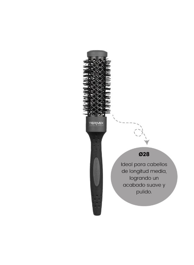 Termix Evolution Plus 28 mm Hairbrush for thick hair with Ionized bristles forthickanddifficulttomanage hair - Image 4