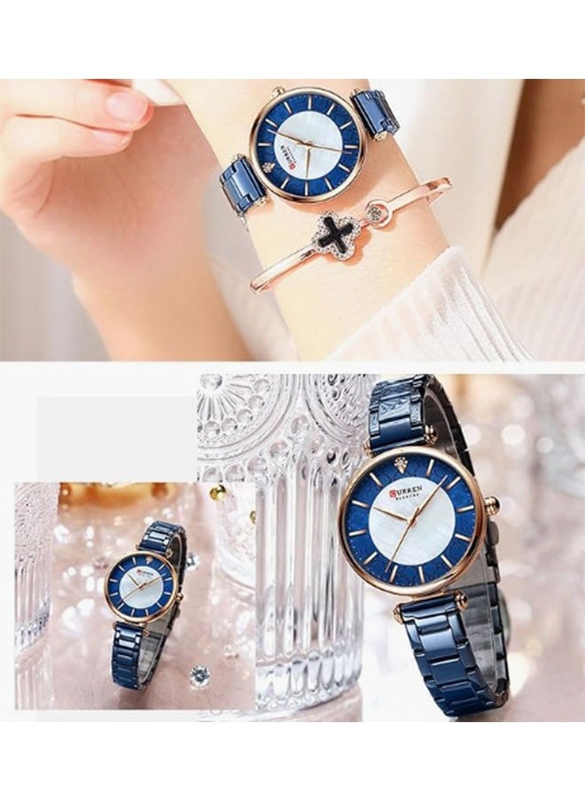 CURREN Women's Quartz Watch With Stainless Steel Strap  3ATM With Exquisite Watch Box  - Image 4