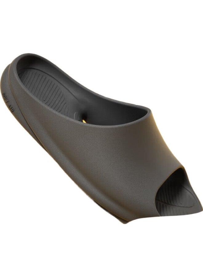 Kenroll Unisex Home Bathroom Anti-Slip Slippers Comfortable Lightweight Slides Graphite Black Size 44-45 - Image 2