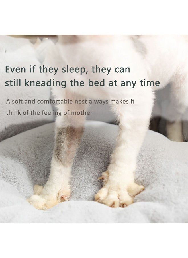 Neostyle Plush Pet Bed, Cute Warm And Comfortable Sofa Pet Kennel, Thickened Non-Slip Soft Pet Bed For Dogs And Cats  - Image 4