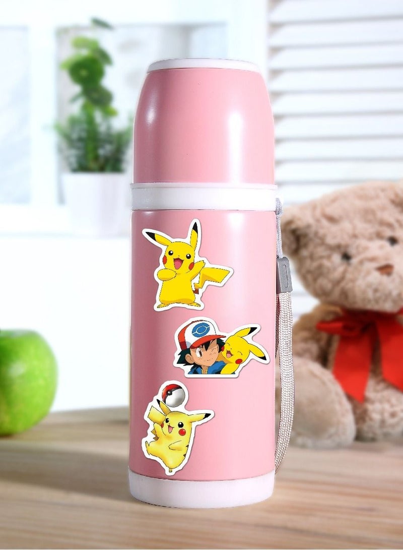 NIBEMINENT 100-Piece Pokemon Pikachu Skateboard Suitcase Cartoon Graffiti Sticker  - Image 2