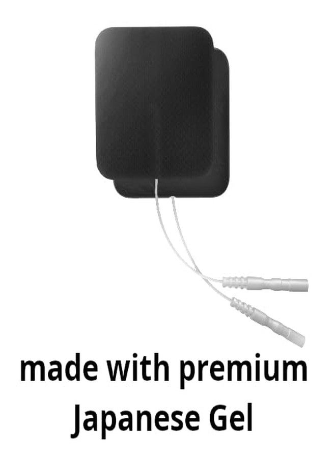 KS Premium TENS/EMS Unit 40 PCS Electrode Pads 2"x2" in. Reusable Self Stick Gel Carbon Electrodes - Image 3