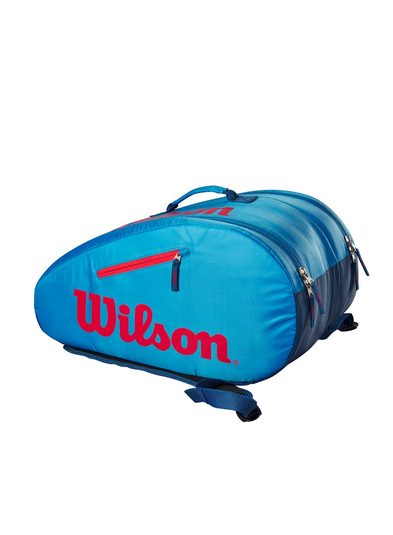 Wilson Junior Padel Bag, Blue/ Infrared  - Image 2