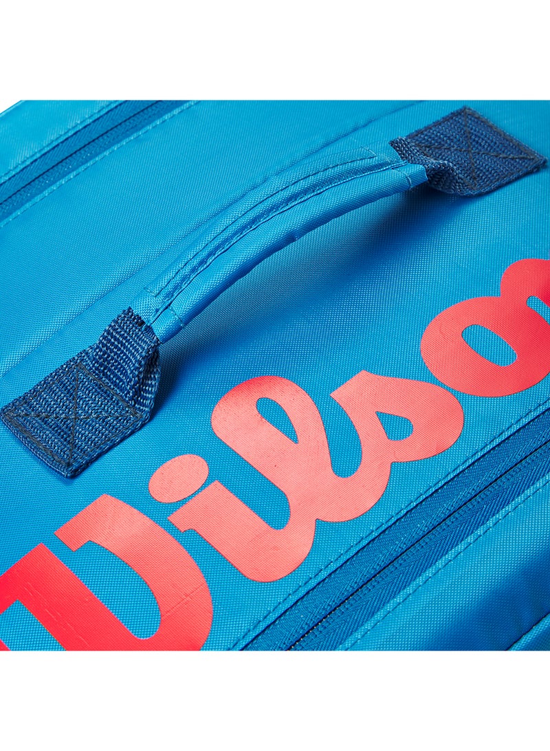 Wilson Junior Padel Bag, Blue/ Infrared  - Image 3