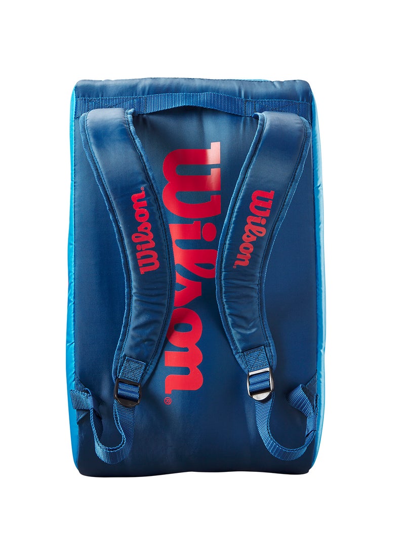 Wilson Junior Padel Bag, Blue/ Infrared  - Image 4