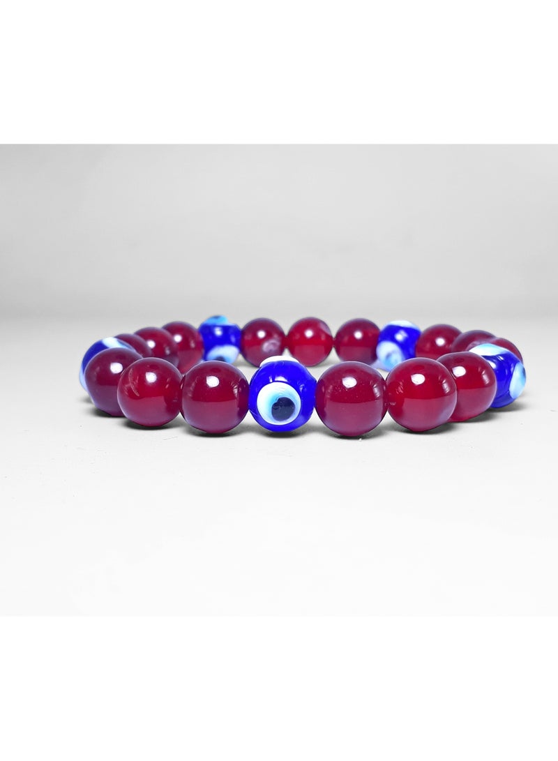 HADIGEMS 10mm Red Akik beads Bracelet - Image 3