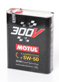 MOTUL 300V Competition 5W-50 - Car Racing Motor Oil - 100% Synthetic Oil (10x2L) - Imported from Europe  - Image 2