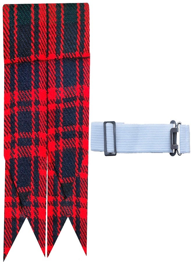 AAR M D Tartan Scottish Flash Kilt Hose/Sock Flashes - Image 1