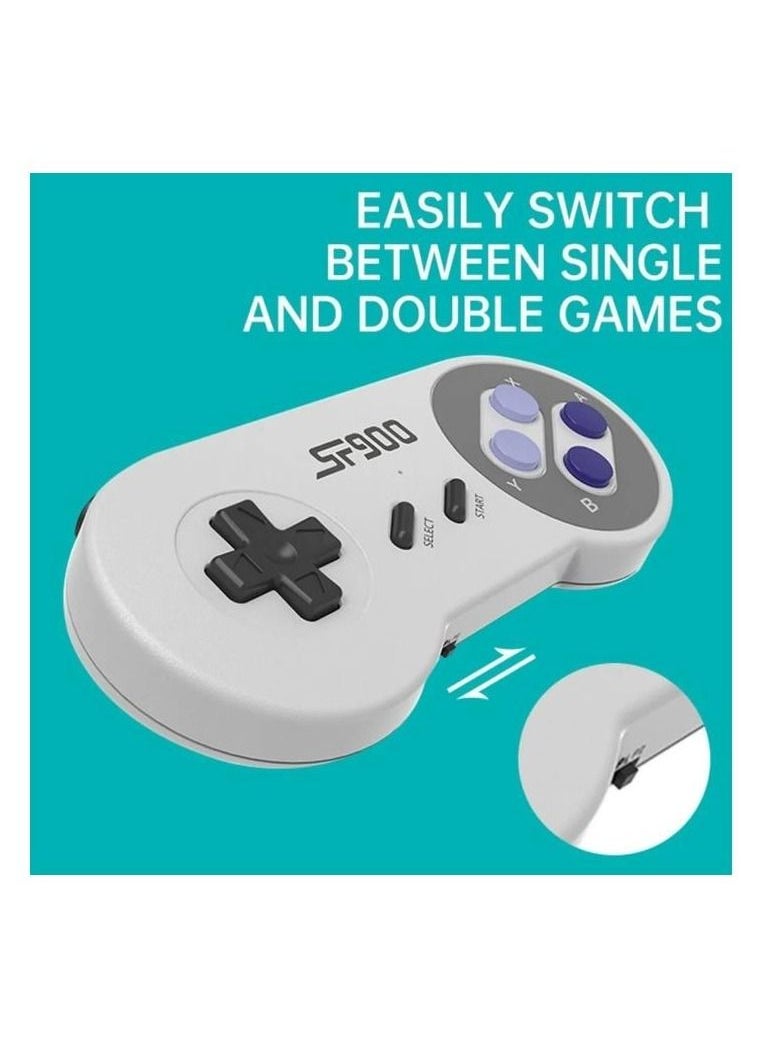 Generic - 4K HD video game console, dual 2.4G wireless controllers, plug-and-play video game stick, built-in 1500 games, retro handheld game console - Image 1