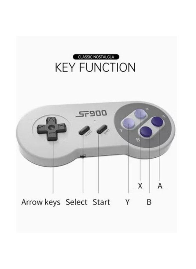 Generic - 4K HD video game console, dual 2.4G wireless controllers, plug-and-play video game stick, built-in 1500 games, retro handheld game console - Image 1