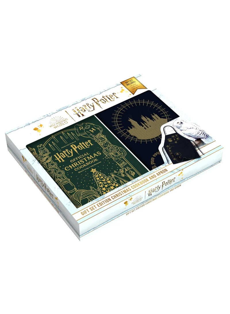 Harry Potter Gift Set Edition Christmas Cookbook And Apron