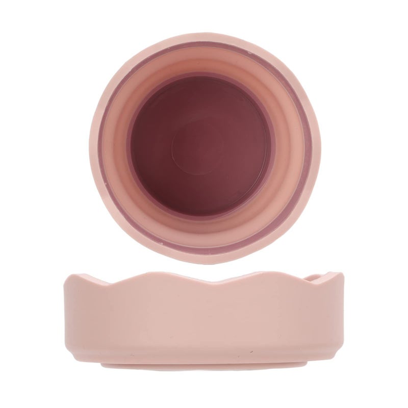 Pink Portable Folding Paint Brush Washing Bucket Reusable Art Supply Cleaner Rinse Cup - Image 5