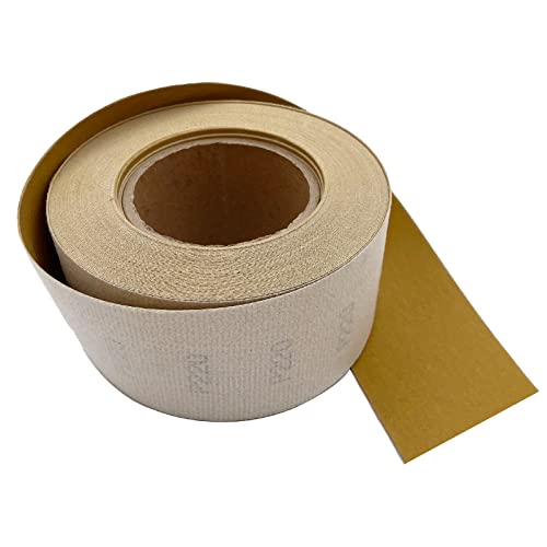 LYHLYA 220 Grit Hook and Loop Sandpaper Roll, 2-3/4" X 20 Yard Aluminium Oxide Hook-and-Loop Backed Sand Paper Emery Cloth for Wood Furniture Finishing Metal Sanding Polishing and Woodworking - Image 5