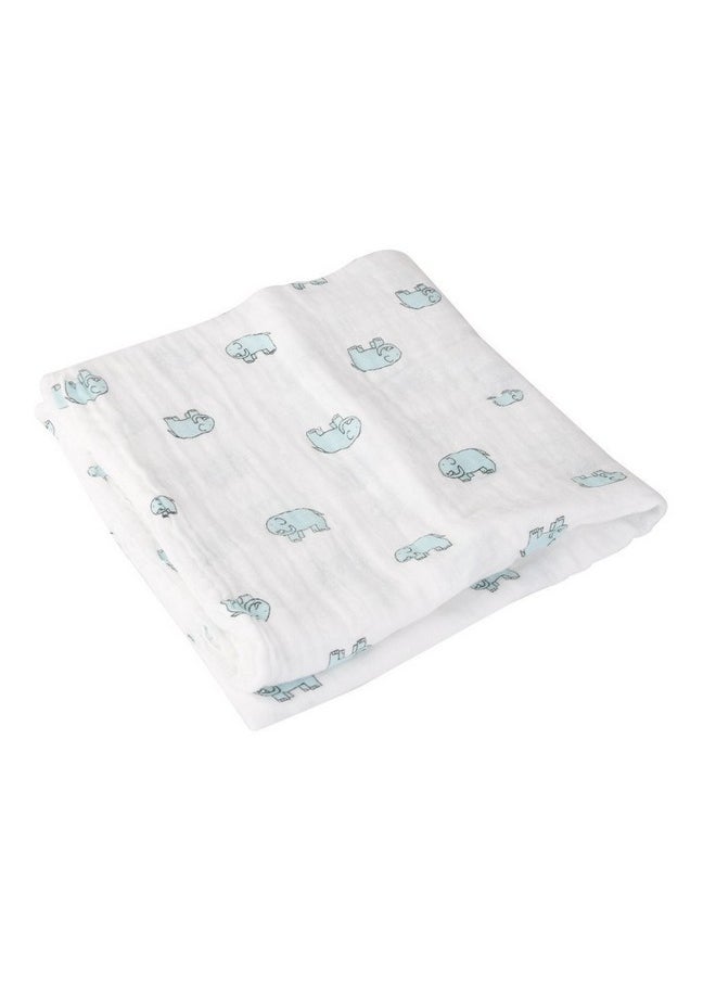 MOM'S HOME Baby Organic Cotton Soft Muslin Cloth Swaddle | 0-18 Months | Pack Of 5  - Image 5