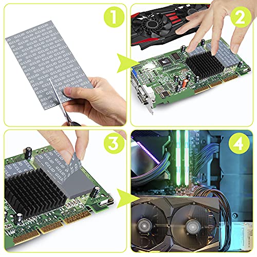 Gelid Solutions GP-Extreme 12W-Thermal Pad 80x40x1.0 (2pcs) Excellent Heat Conduction, Ideal Gap Filler. Easy Installation. 80x40x1.0 (2pcs) - Image 4