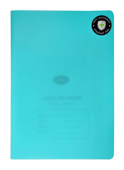 A4 Size Single Line Exercise Book 200 Pages With PVC Cover Blue